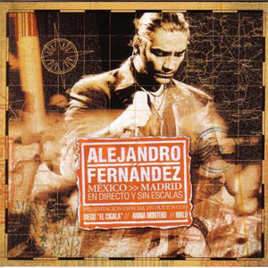 Disco México Madrid En Directo de Alejandro Fernández
