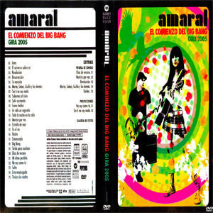 Disco El Comienzo Del Big Bang: Gira 2005 (Dvd) de Amaral