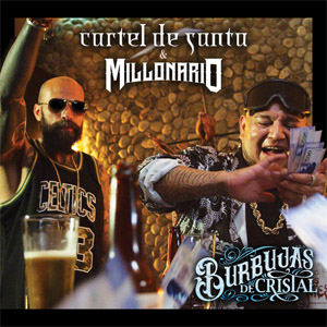 Disco Burbujas de Cristal de Cartel de Santa