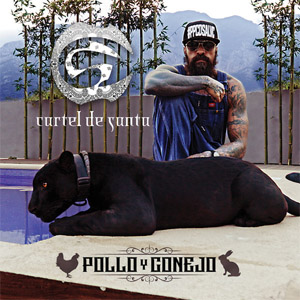 Disco Pollo y Conejo de Cartel de Santa