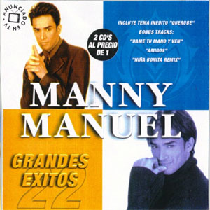 Disco 22 Grandes Éxitos de Manny Manuel